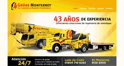 Desktop Screenshot of gruasmonterrey.com